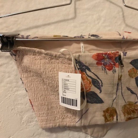 Kimchi Blue Courtney Smocked Corset Top Small NWT - Picture 3 of 3